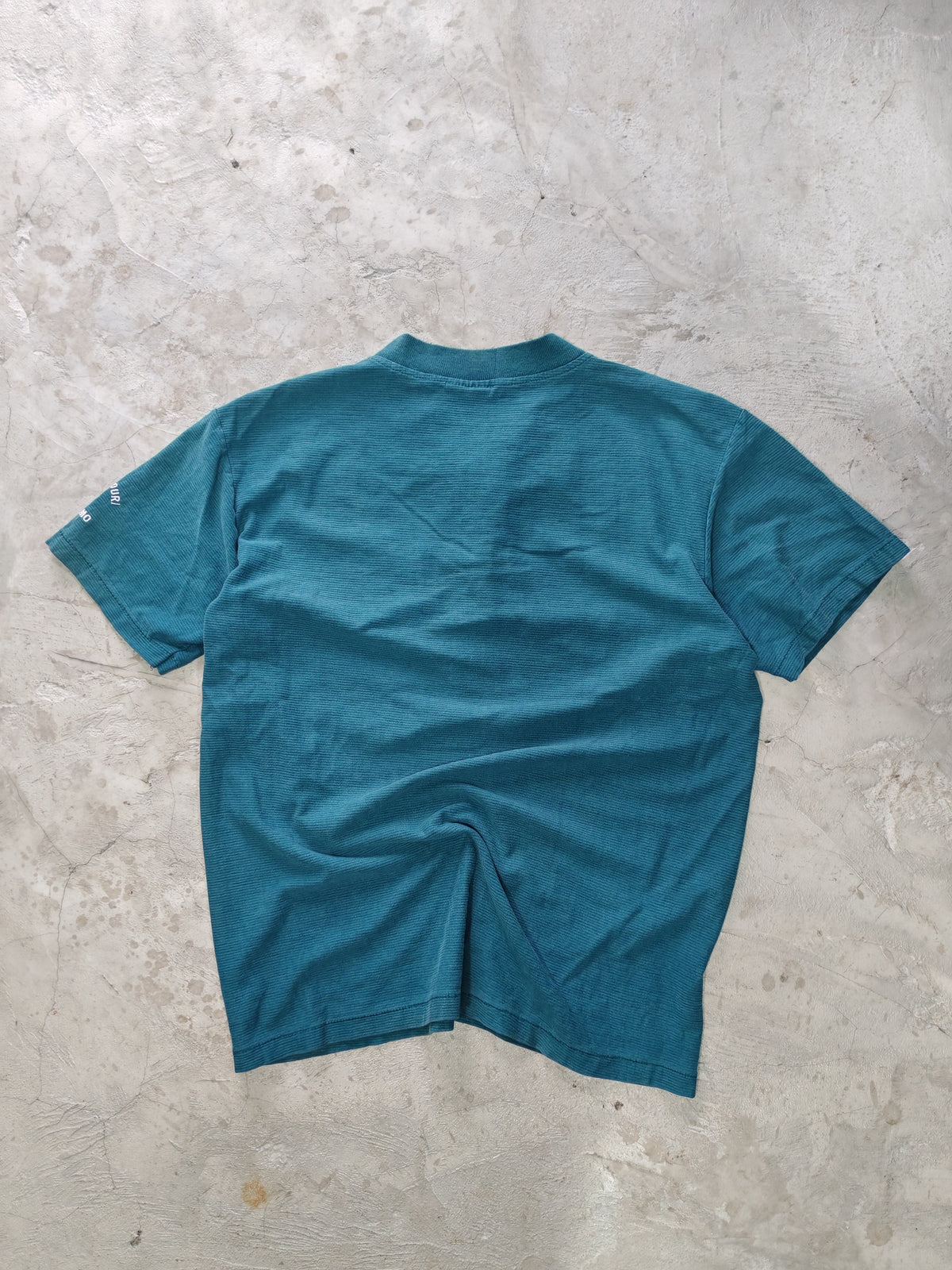 Henley Harley-Davidson Teal Oneita Vintage Talla L