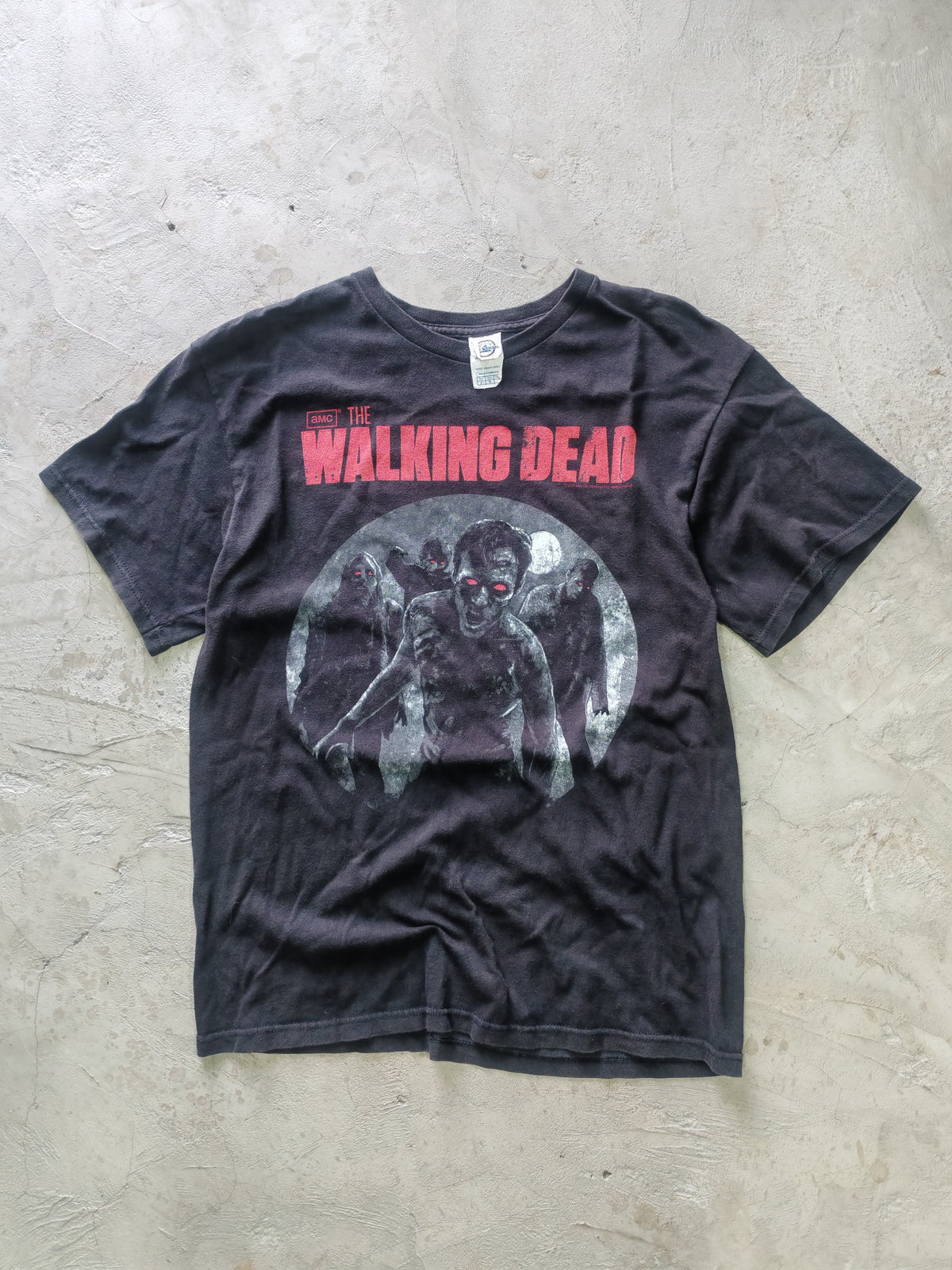 Playera Delta Negra The Walking Dead Zombis Talla L