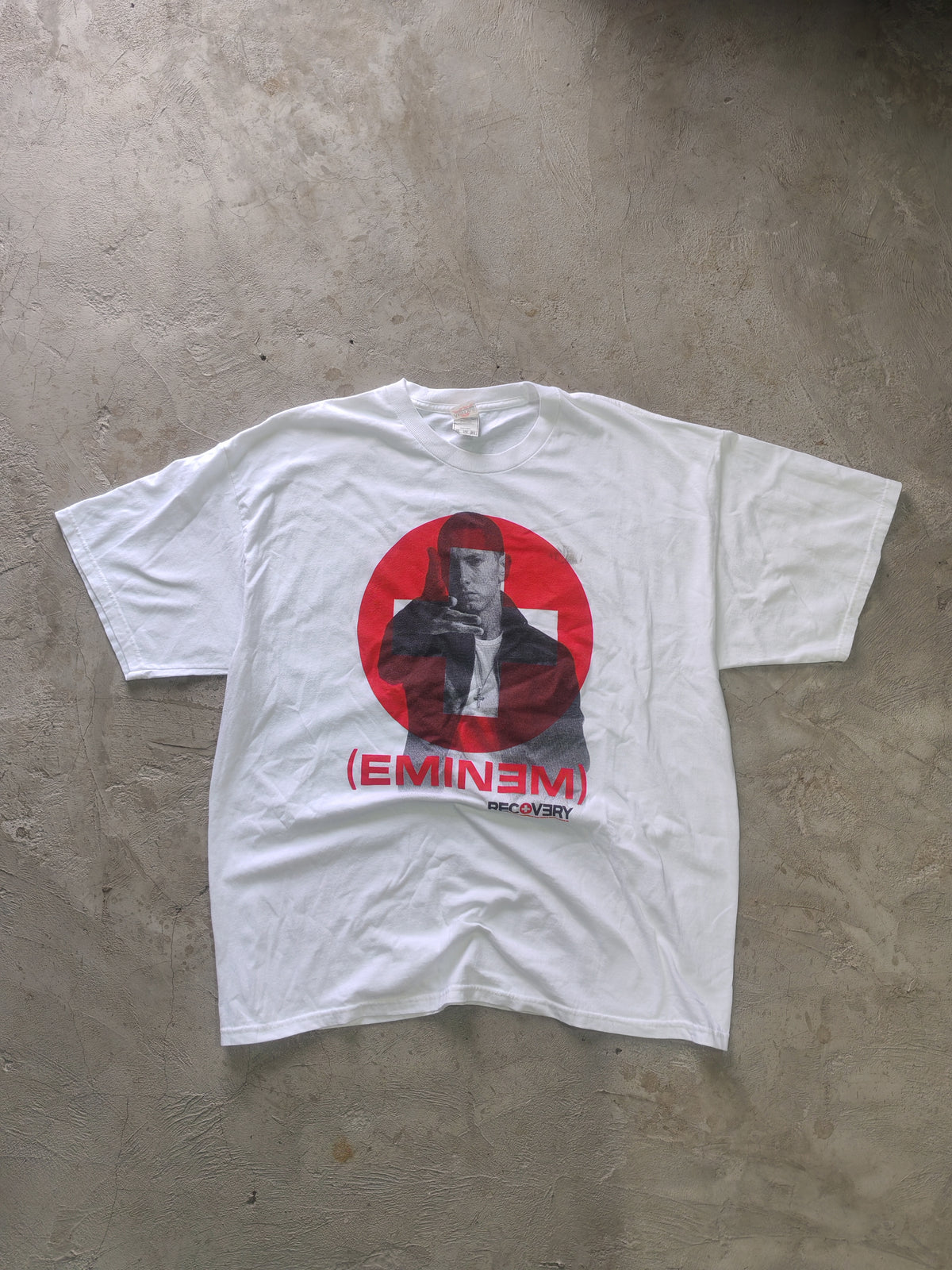 Playera Alstyle Blanca Eminem Recovery Talla XL