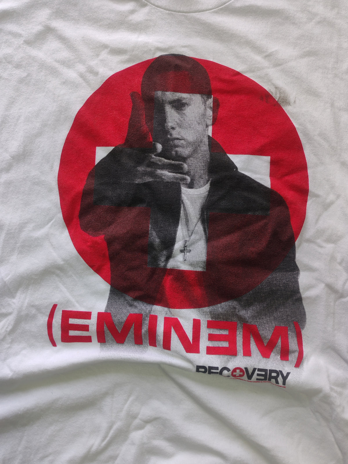 Playera Alstyle Blanca Eminem Recovery Talla XL