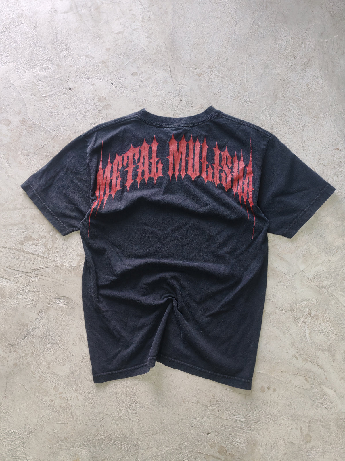 Playera Metal Mulisha Negra Calavera Casco Talla M
