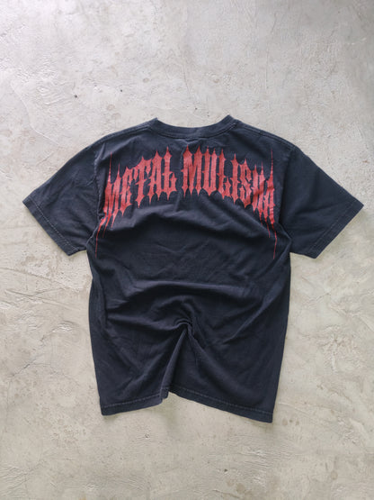 Playera Metal Mulisha Negra Calavera Casco Talla M