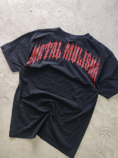 Playera Metal Mulisha Negra Calavera Casco Talla M