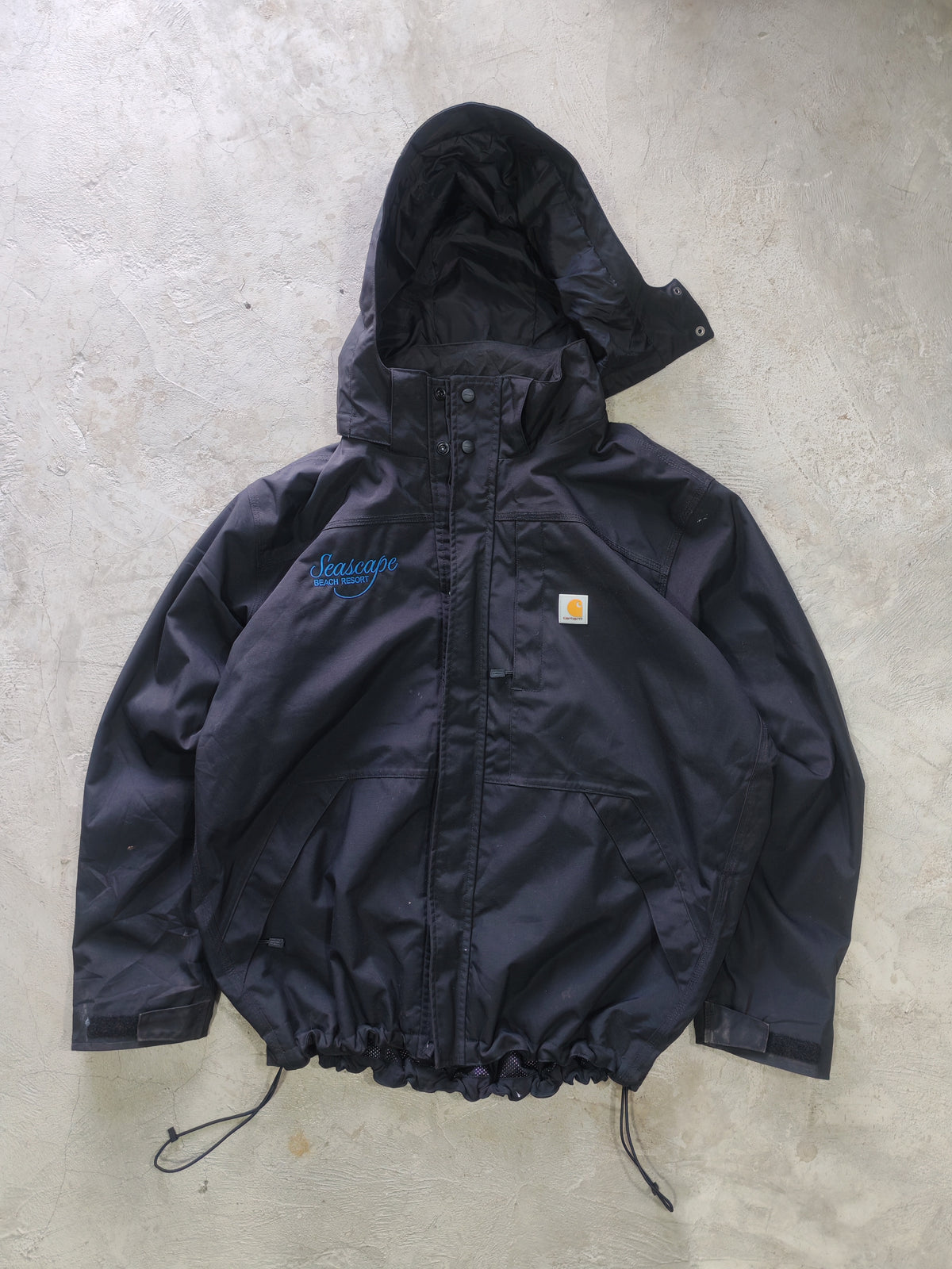 Chaqueta Carhartt Storm Defender Negra Capucha Talla XL