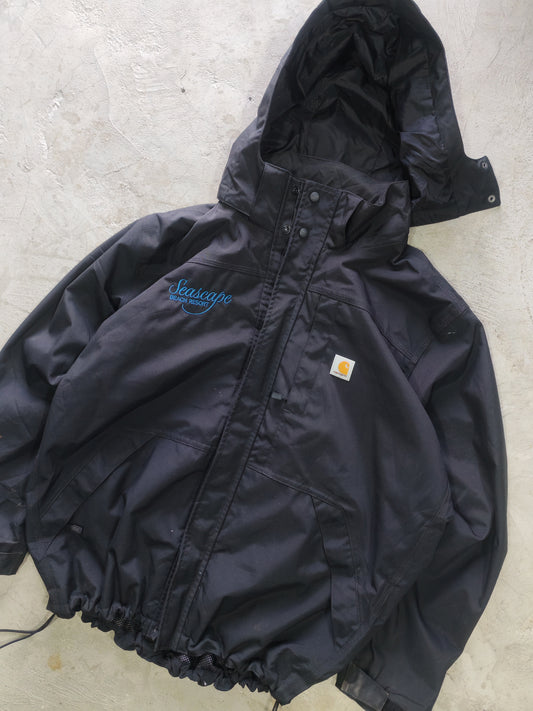 Chaqueta Carhartt Storm Defender Negra Capucha Talla XL