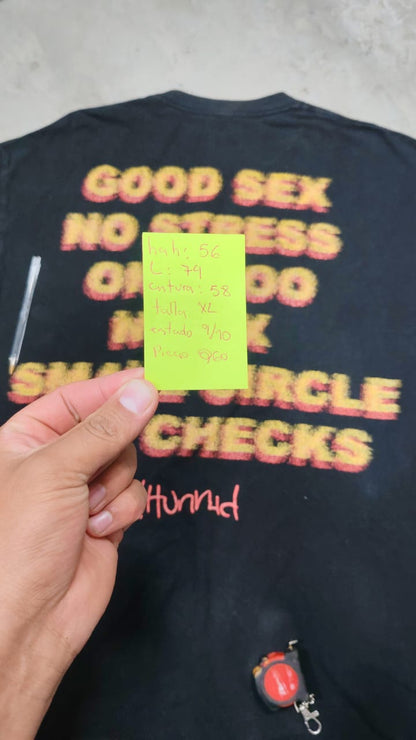 Tee 4Hunnid Negro — Talla XL